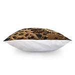 Steampunk Brass Cogs And Gears Print Pillow Cover