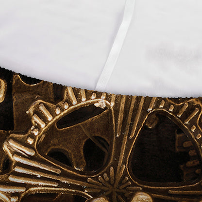 Steampunk Brass Cogs And Gears Print Sofa Cover