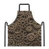 Steampunk Brass Gears And Cogs Print Apron