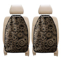 Steampunk Brass Gears And Cogs Print Car Seat Organizers