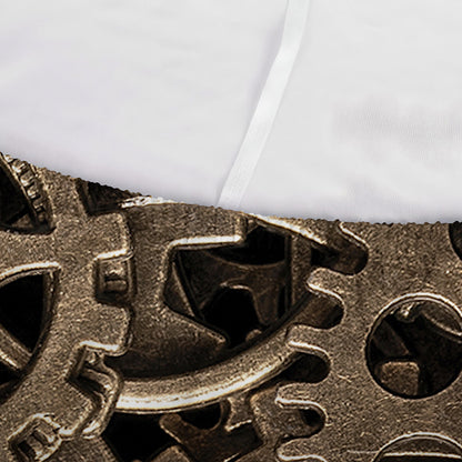 Steampunk Brass Gears And Cogs Print Sofa Cover