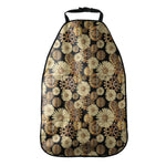 Steampunk Chamomile Pattern Print Car Seat Organizers