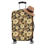 Steampunk Chamomile Pattern Print Luggage Cover