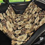 Steampunk Chamomile Pattern Print Pet Car Back Seat Cover