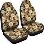 Steampunk Chamomile Pattern Print Universal Fit Car Seat Covers