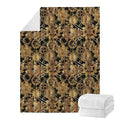 Steampunk Clock Gears Print Blanket