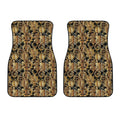 Steampunk Clock Gears Print Front Car Floor Mats