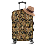 Steampunk Clock Gears Print Luggage Cover