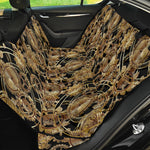 Steampunk Clock Gears Print Pet Car Back Seat Cover