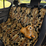 Steampunk Clock Gears Print Pet Car Back Seat Cover