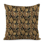 Steampunk Clock Gears Print Pillow Cover