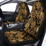 Steampunk Clock Gears Print Universal Fit Car Seat Covers