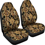 Steampunk Clock Gears Print Universal Fit Car Seat Covers