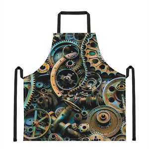 Steampunk Cogs And Gears Print Apron