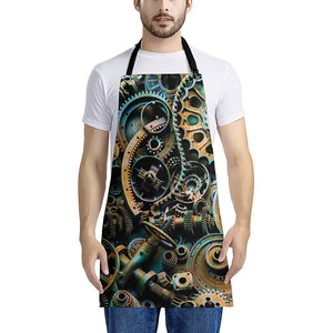 Steampunk Cogs And Gears Print Apron