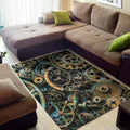 Steampunk Cogs And Gears Print Floor Mat