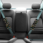 Steampunk Cogs And Gears Print Car Seat Belt Covers
