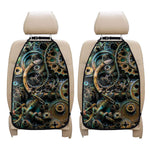Steampunk Cogs And Gears Print Car Seat Organizers