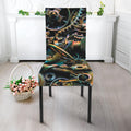 Steampunk Cogs And Gears Print Dining Chair Slipcover