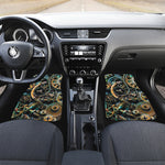 Steampunk Cogs And Gears Print Front Car Floor Mats