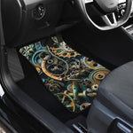 Steampunk Cogs And Gears Print Front Car Floor Mats