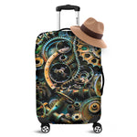Steampunk Cogs And Gears Print Luggage Cover