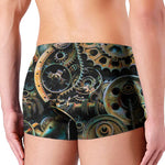 Steampunk Cogs And Gears Print Men's Boxer Briefs