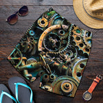 Steampunk Cogs And Gears Print Men's Shorts