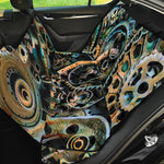 Steampunk Cogs And Gears Print Pet Car Back Seat Cover