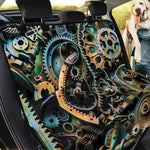 Steampunk Cogs And Gears Print Pet Car Back Seat Cover