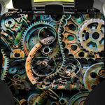 Steampunk Cogs And Gears Print Pet Car Back Seat Cover