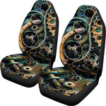 Steampunk Cogs And Gears Print Universal Fit Car Seat Covers