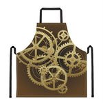 Steampunk Cogwheels Print Apron