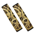 Steampunk Cogwheels Print Car Seat Belt Covers