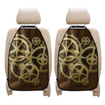 Steampunk Cogwheels Print Car Seat Organizers