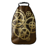 Steampunk Cogwheels Print Car Seat Organizers