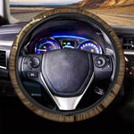Steampunk Cogwheels Print Car Steering Wheel Cover