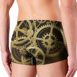 Steampunk Cogwheels Print Men's Boxer Briefs