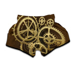 Steampunk Cogwheels Print Muay Thai Boxing Shorts
