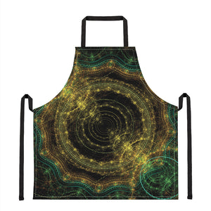 Steampunk Fractal Print Apron