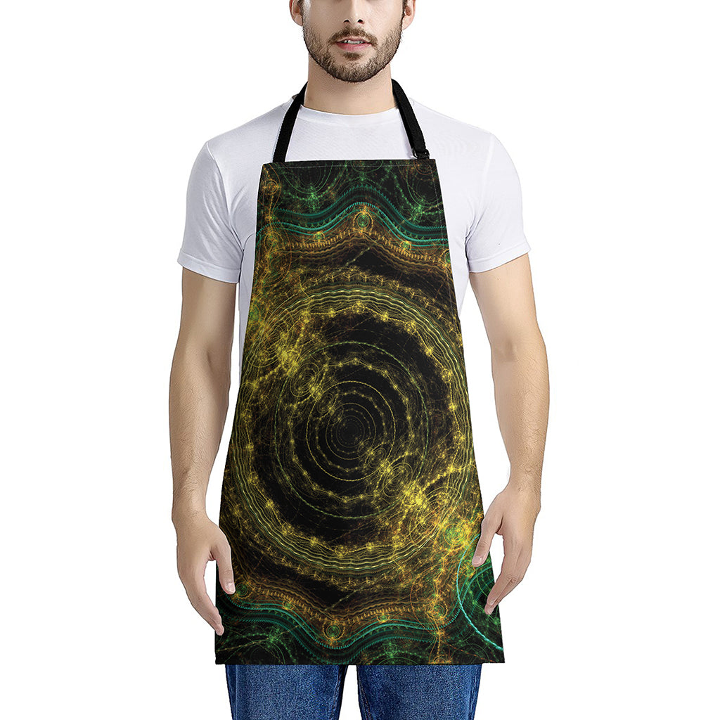 Steampunk Fractal Print Apron