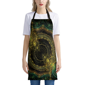 Steampunk Fractal Print Apron