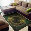 Steampunk Fractal Print Floor Mat