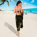 Steampunk Fractal Print Beach Sarong Wrap