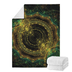 Steampunk Fractal Print Blanket