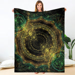 Steampunk Fractal Print Blanket