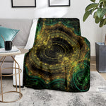 Steampunk Fractal Print Blanket