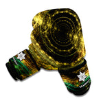 Steampunk Fractal Print Boxing Gloves