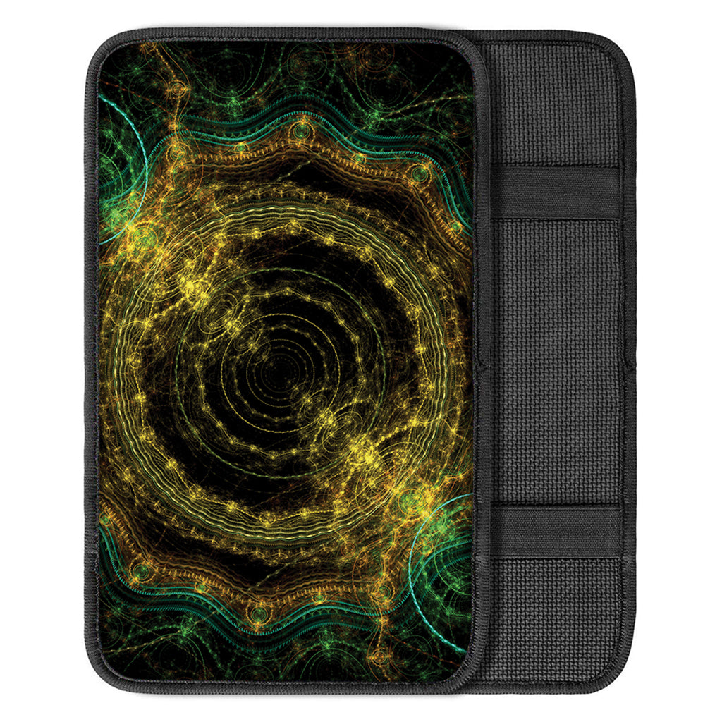 Steampunk Fractal Print Car Center Console Cover