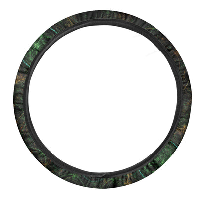 Steampunk Fractal Print Car Steering Wheel Cover